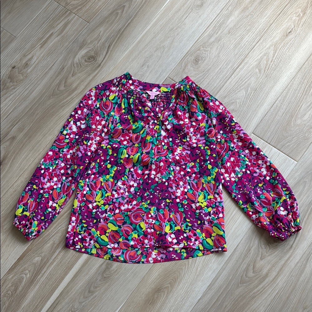 Lilly Pulitzer Elsa Silk Top